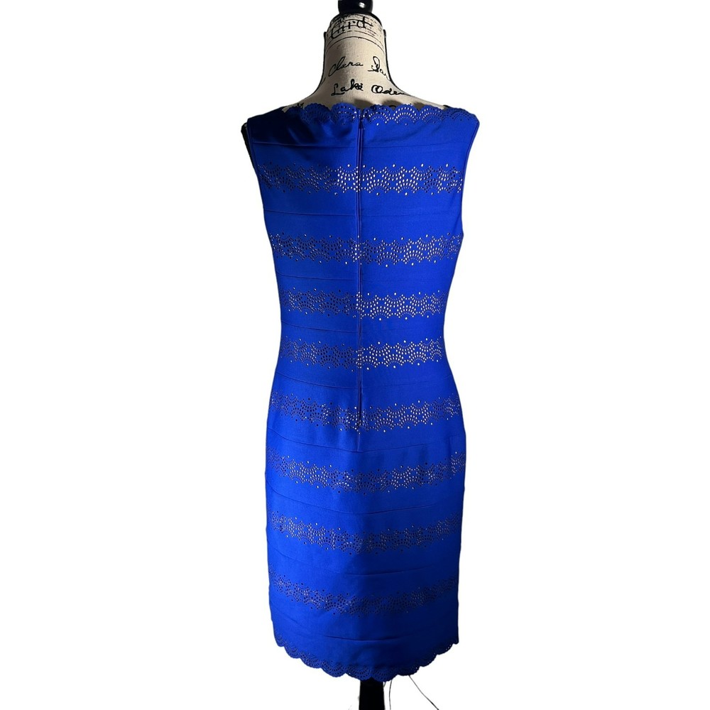 Bloomingdale's Tadashi Shoji Blue Dress - Picture 3 of 6